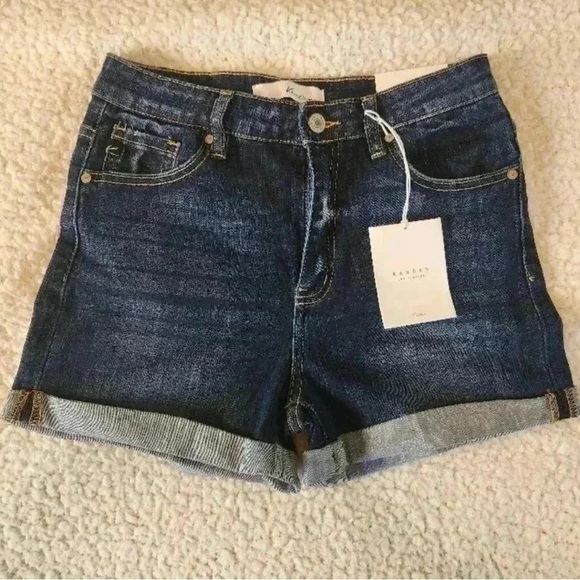 NWT KanCan Dark Blue Denim Shorts, M - Picture 7 of 7